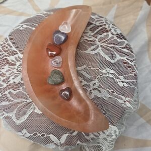 Peach Selenite Sphere 1.3 Lb